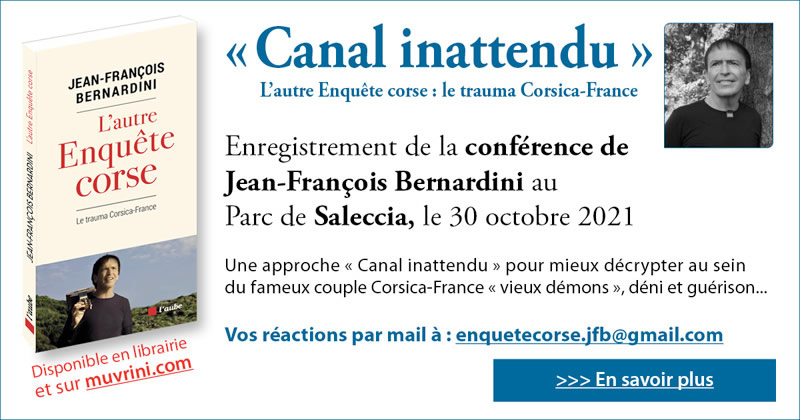 Conférence de Jean-François Bernadini au Parc de Saleccia le 30 octobre 2021 