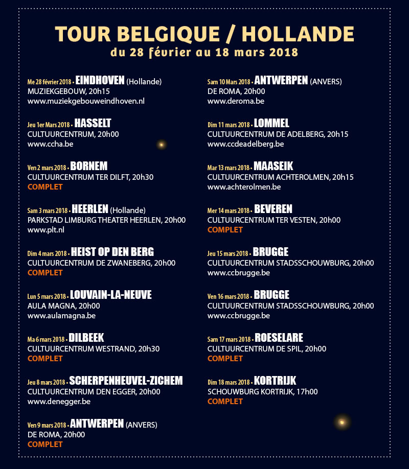 I Muvrini Tournée Belgique/Hollande